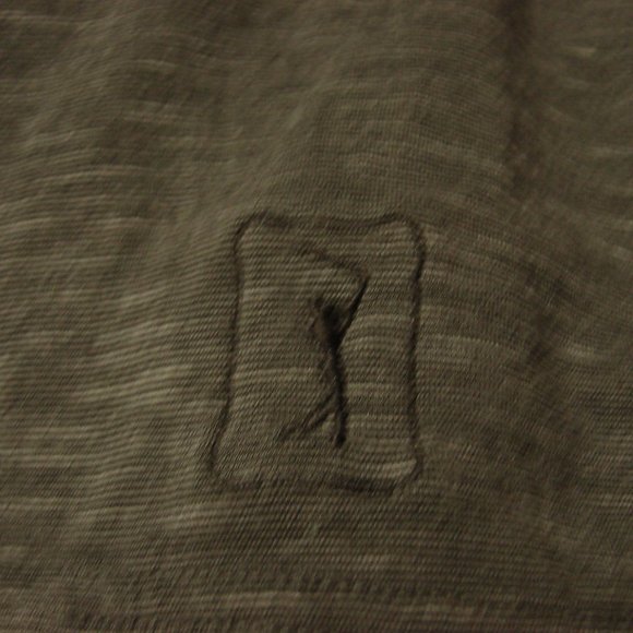 PGA Tour Large Mens Polo Golf Collared Shirt Logo Gray Grey Ash Black Ash - Picture 9 of 16